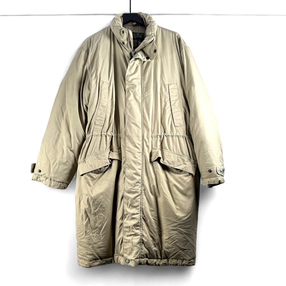 Goose Down Eddie Bower Mens Parka Coat Sz S Small - Picture 1 of 6
